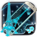 APK Neon Eiffel Tower 3D Launcher