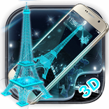”Neon Eiffel Tower 3D Launcher