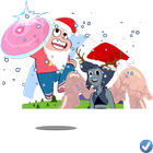 Christmas, Steven and Amethyst icon