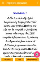 Kotlin Interview Cracker capture d'écran 1