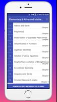 Elementary & Advanced Mathematics captura de pantalla 1