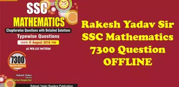 Rakesh Yadav 7300 SSC Mathemat