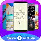 Birthday Full Screen Video Status - जन्मदिन स्टेटस-icoon