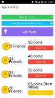 Party for Agar.io - Friends Cartaz