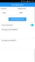 Text Mechanic - Text Replacer imagem de tela 1