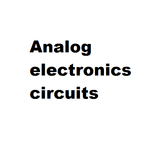 Analog electronics circuits icône