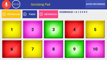 Gendang Electro Pad الملصق