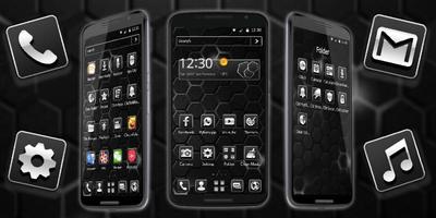 Erfolgreiche Schwarz Launcher Screenshot 3
