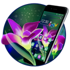 Sparkle Purple Tulip Theme icône