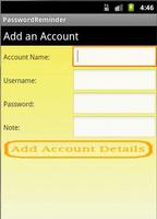 Password Reminder 2013 স্ক্রিনশট 3