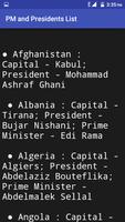 President and PM List تصوير الشاشة 1