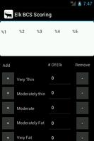 Elk Body Condition Scoring โปสเตอร์