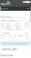 3 Schermata Flight Ticket Booking System