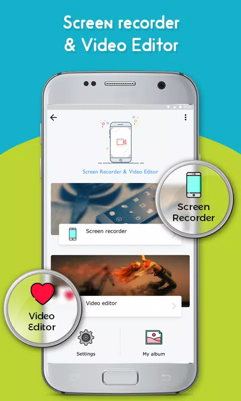 Screen Recorder & Video Editor :- No Root APK for Android Download