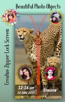 Cheetah Zipper Lock Screen screenshot 2