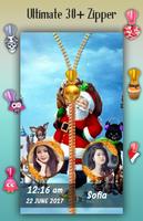 Christmas Zipper Lock Screen تصوير الشاشة 3