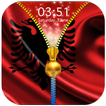 Albania Flag Zipper Lock Scree