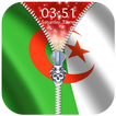 Algeria Flag Zipper Lock Scree