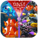 Aquarium Zipper Lock Screen-APK