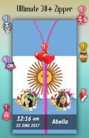 Argentina Flag Zipper Lock Scr Screenshot 3