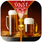 Beer Zipper Lock Screen icon