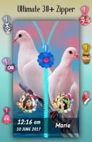 Birds Zipper Lock Screen screenshot 3