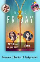 Good Friday Zipper Lock Screen स्क्रीनशॉट 2