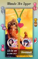 Ganesh Chaturthi Zipper Lock Screen 截图 3