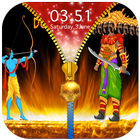 Dussehra Zipper Lock Screen 圖標