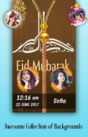 Eid Zipper Lock Screen Affiche