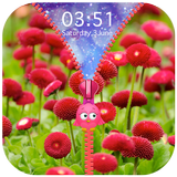 Flowers Zipper Lock Screen icon