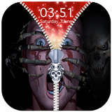 Horror Zipper Lock Screen ikona