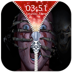 آیکون‌ Horror Zipper Lock Screen