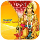 Hanuman Jayanti Zipper Lock Screen icône