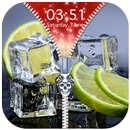 Ice Cube Zipper Lock Screen-APK