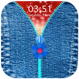 Jeans Zipper Lock Screen icono