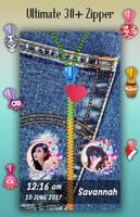 Jeans Zipper Lock Screen screenshot 3