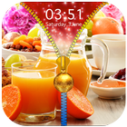 آیکون‌ Juice Zipper Lock Screen