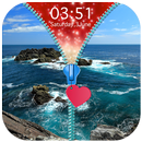 Ocean Zipper Lock Screen APK