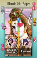 Lord Shiva Zipper Lock Screen capture d'écran 3