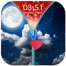 Moon Zipper Lock Screen-APK