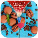 Macaron Zipper Lock Screen APK