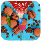 Macaron Zipper Lock Screen آئیکن