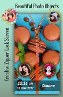 2 Schermata Macaron Zipper Lock Screen