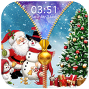 Santa Clause Zipper Lock Screen APK