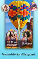 Parachute Zipper Lock Screen 포스터
