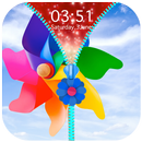 Pinwheel Zipper Lock Screen APK
