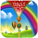 Rainbow Zipper Lock Screen APK