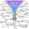 White Zipper Lock Screen APK
