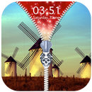 Windmill Zipper Lock Screen-APK